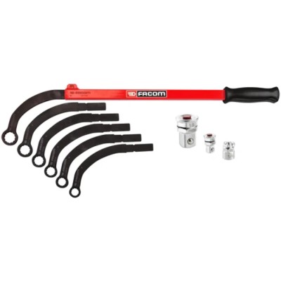 Facom 5-Piece Belt Tensioner Nut Wrench Spanner Set 13 to 19 mm DT.TWA