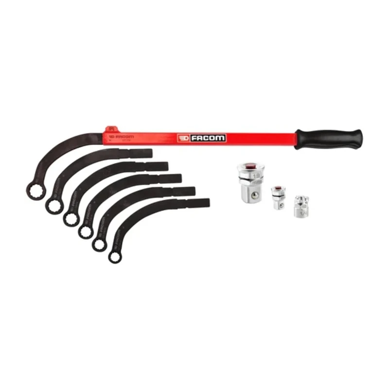 Facom 5-Piece Belt Tensioner Nut Wrench Spanner Set 13 to 19 mm DT.TWA