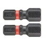 Facom Hex Screwdriver Bit, 6.35 mm Drive, 8 mm Tip, 47.5 mm Overall Length, 2-Piece ENH.108