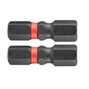 Facom Hex Screwdriver Bit Set 6.35 mm Drive Size, 7 mm Tip, 47.5 mm Length, 2-Piece ENH.107