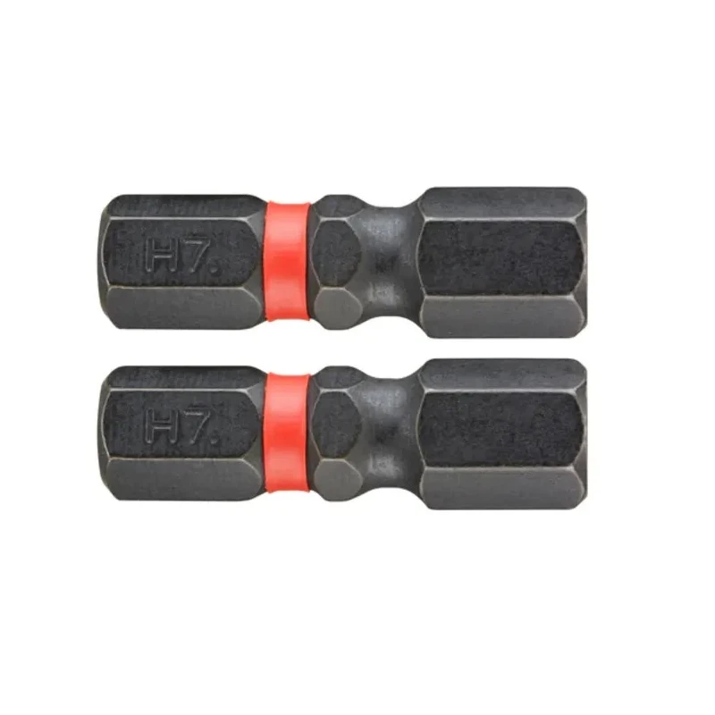 Facom Hex Screwdriver Bit Set 6.35 mm Drive Size, 7 mm Tip, 47.5 mm Length, 2-Piece ENH.107