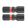 Facom Hex Screwdriver Bit Set 6.35 mm Drive Size, 7 mm Tip, 47.5 mm Length, 2-Piece ENH.107