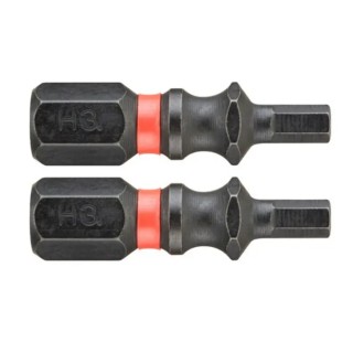 Facom Hex Screwdriver Bit Set, 6.35 mm Hexagonal Drive, 3 mm Tip, 47.5 mm Length, 2 Pieces ENH.103