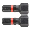 Facom Hex Screwdriver Bit Impact Drive 6.35 mm Drive Size 10 mm Head Size 47.5 mm Overall Length 2-Piece ENH.110