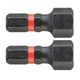 Facom Hex Screwdriver Bit Impact Drive 6.35 mm Drive Size 10 mm Head Size 47.5 mm Overall Length 2-Piece ENH.110