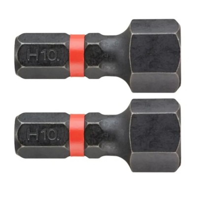 Facom Hex Screwdriver Bit Impact Drive 6.35 mm Drive Size 10 mm Head Size 47.5 mm Overall Length 2-Piece ENH.110