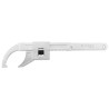 Facom Steel Pipe Wrench with 5 mm Jaw Capacity, Polished Chrome Handle, 550mm Overall Length 115A.200
