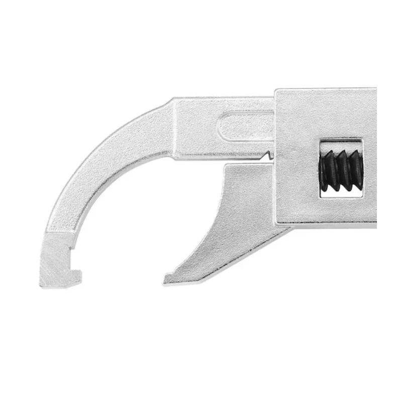 Facom Steel Pipe Wrench with 5 mm Jaw Capacity, Polished Chrome Handle, 550mm Overall Length 115A.200
