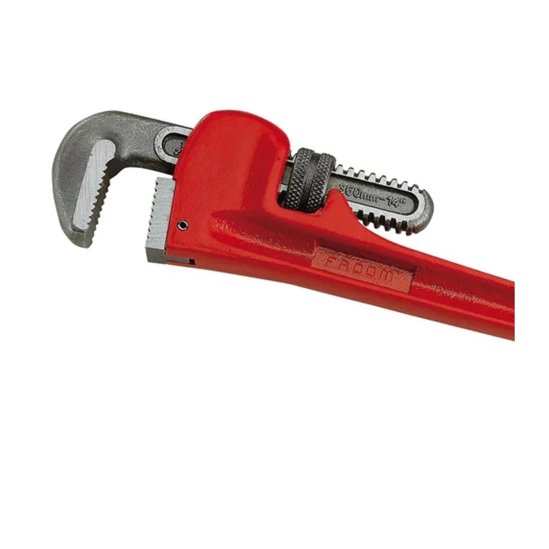 Facom 76 mm Jaw Capacity Pipe Wrench 450 mm Overall Length Metal Handle Chrome Finish 134A.18