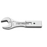 Facom Open End Insert Spanner Bit 12 x 7 mm Insert Size, 16 mm Wrench Size, Chrome Finish 20.16