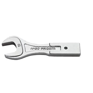 Facom Open Ended Insert Spanner Insert 12 x 7 mm, 24 mm Size, Chrome Finish 20.24
