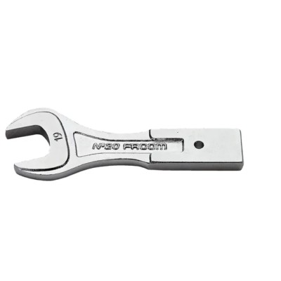 Facom Open Ended Insert Spanner Insert 12 x 7 mm, 24 mm Size, Chrome Finish 20.24