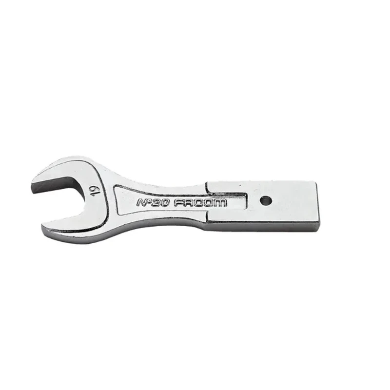 Facom Open Ended Insert Spanner Insert 12 x 7 mm, 24 mm Size, Chrome Finish 20.24