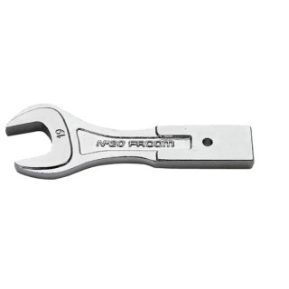 Facom Open End Insert Spanner, Insert Size 12 x 7 mm, 21 mm Chrome Finish 20.21