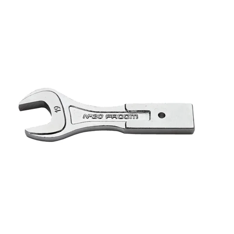Facom Open End Insert Spanner, Insert Size 12 x 7 mm, 21 mm Chrome Finish 20.21