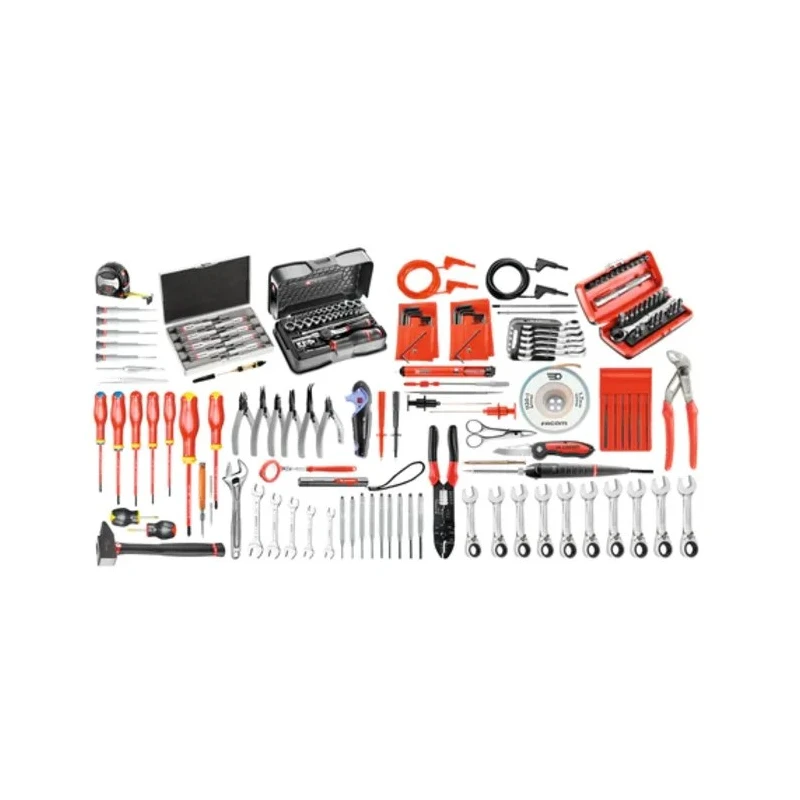 Facom 172 Piece Electrician Tool Kit with Case 2138.EL35