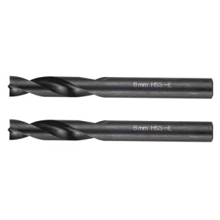 Facom 2-Piece Twist Drill Bit Set, 10 mm Max Size, HSS Steel, 88 mm Length 225.10J2