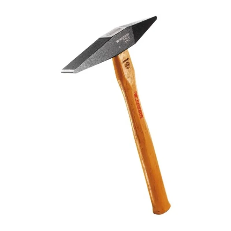 Facom Welders Chipping Hammer Steel Head with Hickory Wood Handle, 270mm Length, 340g Weight 213H.30