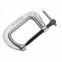 Facom 250 mm Jaw Opening x 202 mm Jaw Depth G Clamp with Galvanised Burnished Screw 271A.250