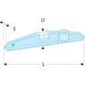 Facom 600 mm Magnetic Straight Inclinometer 307BM.60
