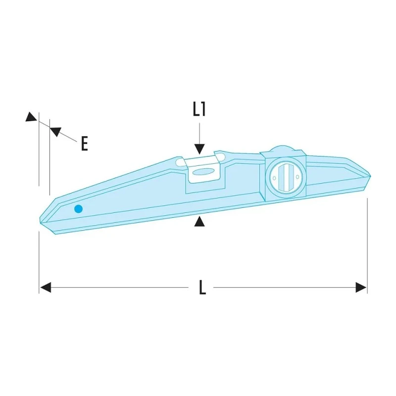 Facom 600 mm Magnetic Straight Inclinometer 307BM.60