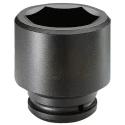 Facom 80 mm 38.1 mm Drive Standard Impact Socket with Manganese Phosphate Finish NG.80A