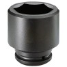 Facom 80 mm 38.1 mm Drive Standard Impact Socket with Manganese Phosphate Finish NG.80A