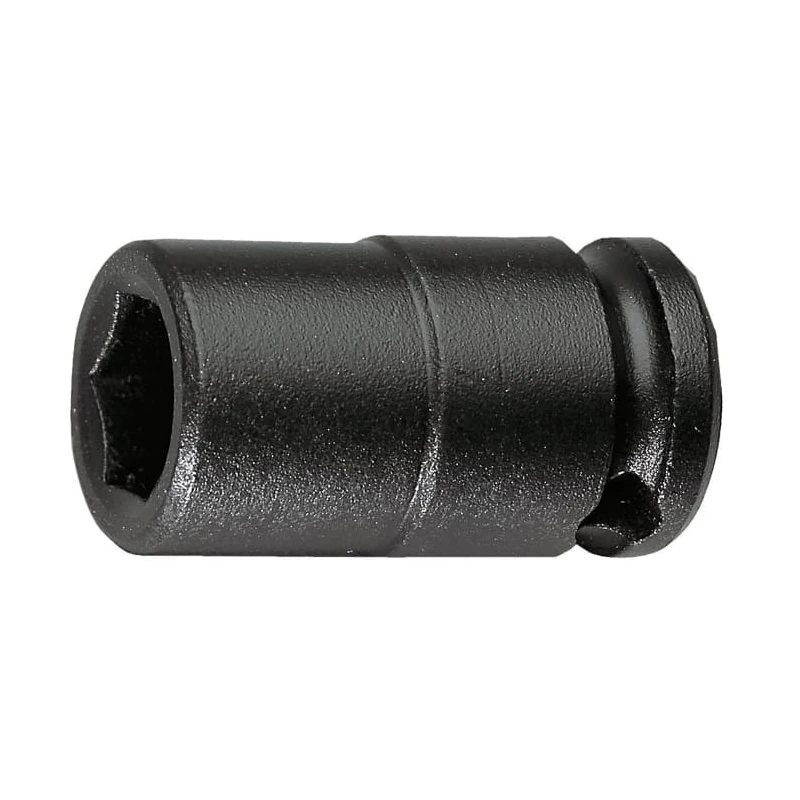 Facom 12 mm 3/8 in Drive 6 Point Impact Socket, Chrome Molybdenum Steel, 30mm Length NJ.12A