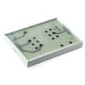 Kingbright 1 Digit 7 Segment LED Display Green Anode 31mcd Right Side 101mm SA40-19SGWA