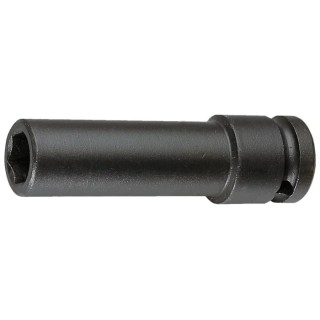 Facom 21 mm 19.05 mm Drive 6 Point Chrome Molybdenum Steel Impact Socket, 90mm Length NK.21LA