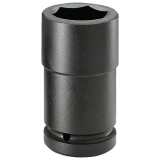 Facom 55 mm 25.4 mm Drive 6 Point Metric Impact Socket, 100 mm Length NM.55LA