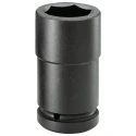Facom 65 mm 25.4 mm Drive 6 Point Impact Socket with Manganese Phosphate Finish NM.65LA