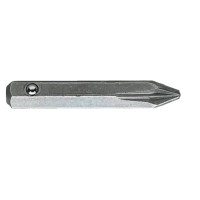 Facom Screwdriver Bit 4 mm Drive Size Pozidriv Drive PZ00 Tip, 28 mm Overall Length 