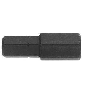 Facom Hex Screwdriver Bit with 12.7 mm Hex Drive and 4 mm Tip Size, 50 mm Overall Length ENH.304