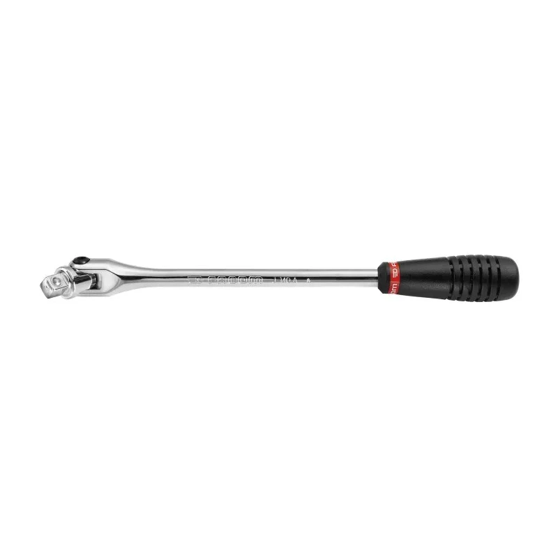Facom 3/8 in Square Flexible Extension Bar Socket Handle Chrome Steel 260mm J.140A