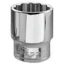 Facom 3/8 in Drive 14 mm 12 Point Square Socket 30mm Overall Length J.14