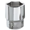 Facom 3/8 in Drive 21 mm 6 Point Square Chrome Vanadium Steel Socket J.21H