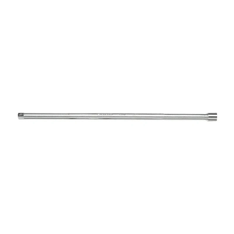 Facom 3/8 in Square Drive Extension Bar, Bright Chrome Finish, Steel, 500mm Length J.217
