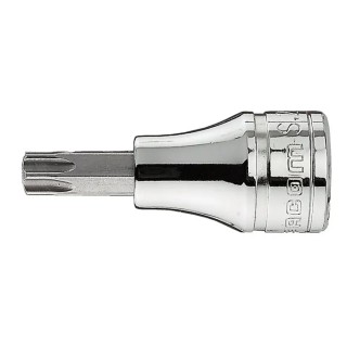 Facom 3/8 in Drive 3.26 mm Torx Square Socket, T15 Tip, 46 mm Overall Length JX.15