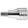 Facom 3/8 in Drive 5 mm Bit Square Socket Chrome Vanadium Steel, Bright Chrome with Phosphate Finish JT.5