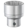 Facom 3/4 in Drive 36 mm 12 Point Square Socket, Satin Chrome Finish, 59mm Overall Length K.36B