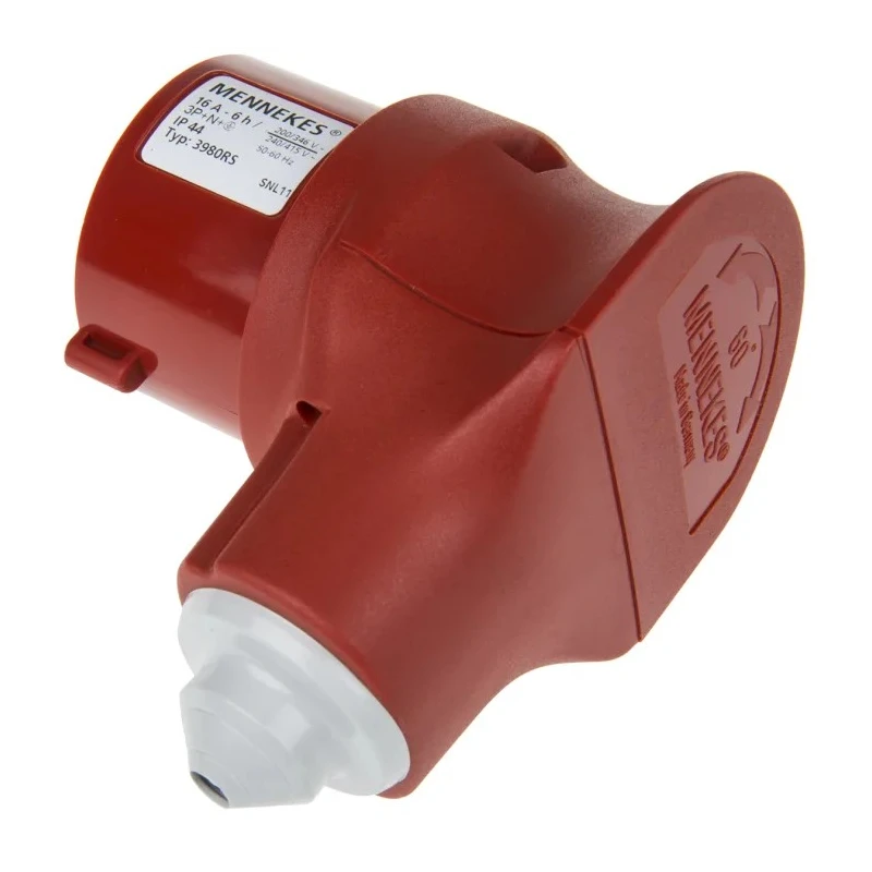 MENNEKES Vario TOP IP44 Red Cable Mount 3P+N+PE Straight Industrial Power Connector 16A 400V IP44 