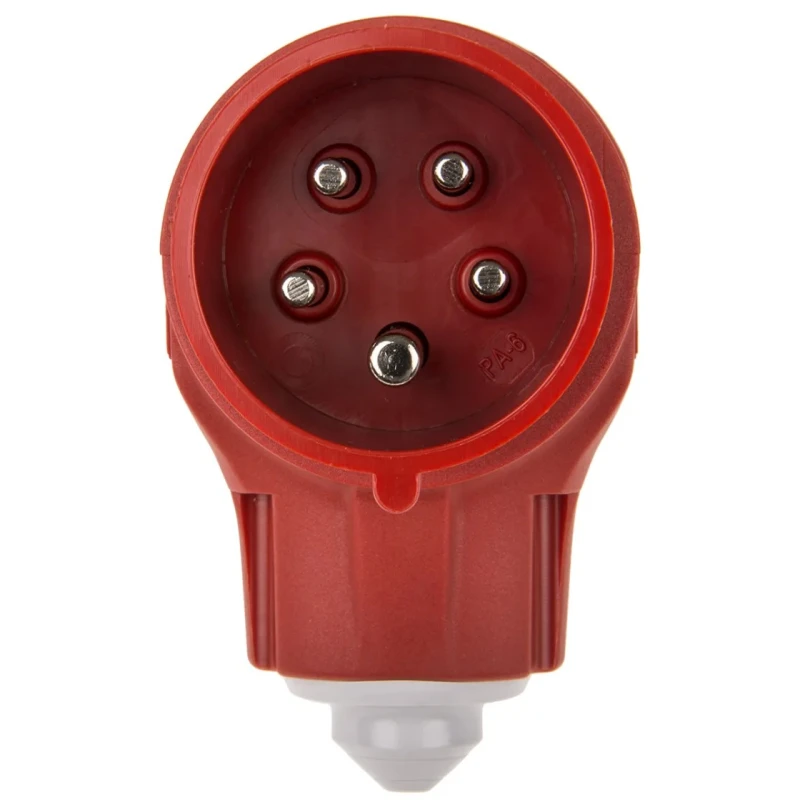 MENNEKES Vario TOP IP44 Red Cable Mount 3P+N+PE Straight Industrial Power Connector 16A 400V IP44 