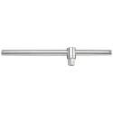 Facom 1 in Square Sliding T-Handle Socket T-Handle, Satin Chrome Finish, Steel, 500mm Overall Length M.120A