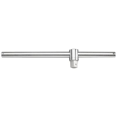 Facom 1 in Square Sliding T-Handle Socket T-Handle, Satin Chrome Finish, Steel, 500mm Overall Length M.120A