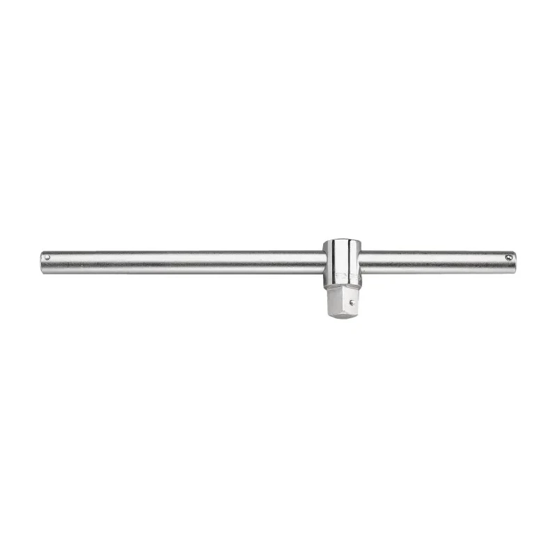 Facom 1 in Square Sliding T-Handle Socket T-Handle, Satin Chrome Finish, Steel, 500mm Overall Length M.120A