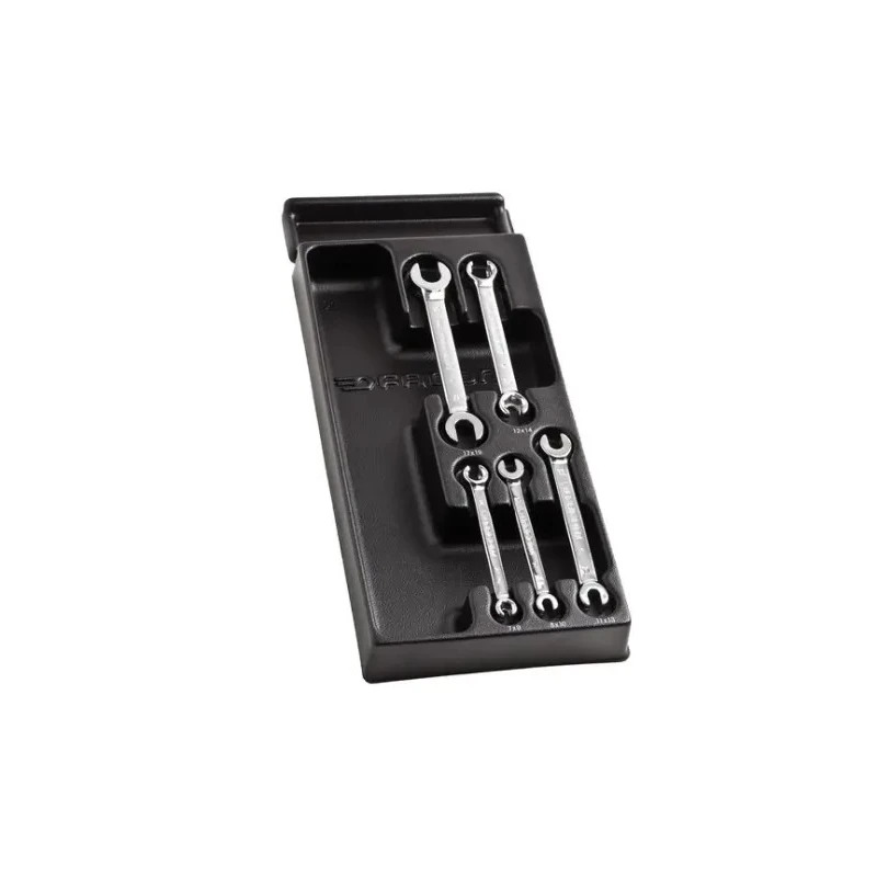 Facom 5-Piece Ratchet Spanner Set with Sizes 7x9 mm, 8x10 mm, 11x13 mm, 12x14 mm, 17x19 mm MOD.43