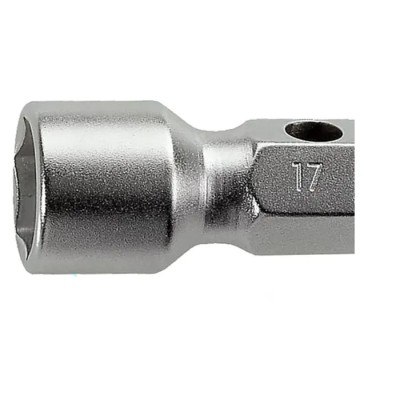 Facom Metric Forged Double Hexagon Socket Wrench 14 x 15 mm Tip Size, 150 mm Overall Length 97.14X15