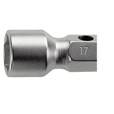 Facom Metric Forged Double Hexagon Socket Wrench 16 x 17 mm Tip, 160 mm Overall Length 97.16X17