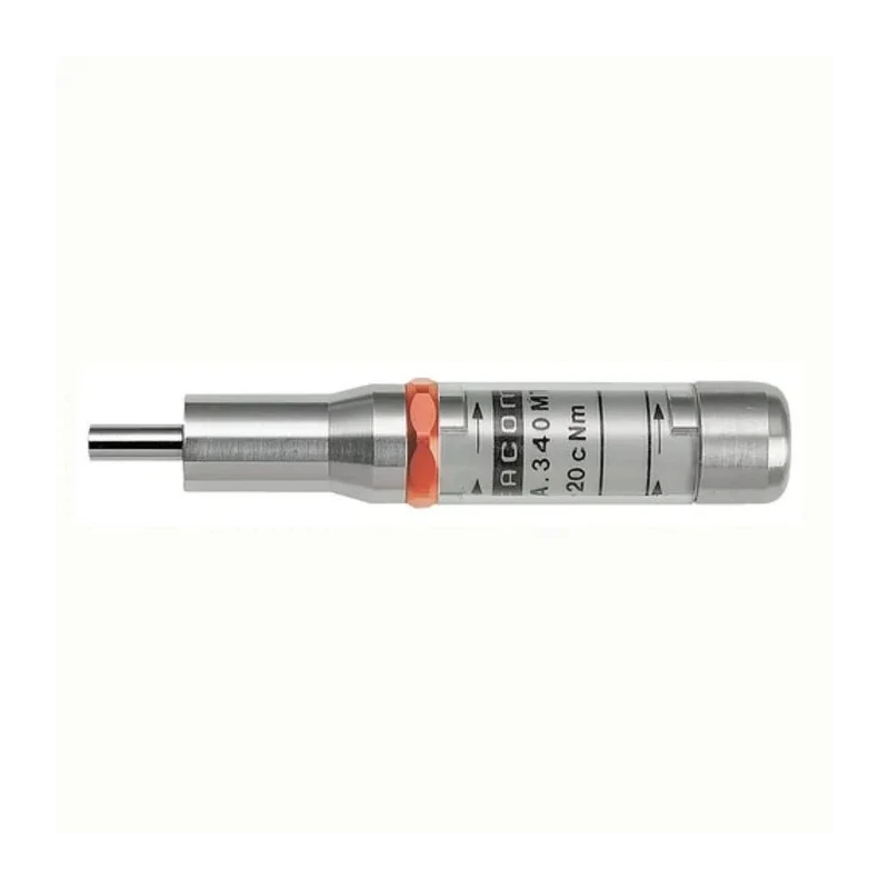 Facom Torque Screwdriver, 1/4 in Drive, Right-Hand Torquing, 96.5mm Overall Length A.340MT
